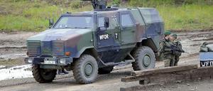  Ein ABC-Spürpanzer vom Typ Dingo 2 im Juni 2009 auf dem Truppenübungsplatz in Munster.