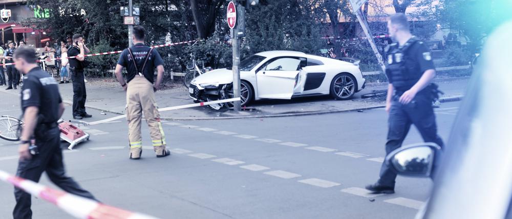Immer wieder kommt es in Berlin zu illegalen Autorennen.