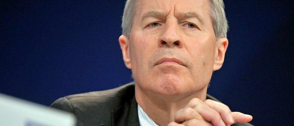Jürgen Fitschen ist nicht sonderlich zufrieden, wie sein Institut derzeit in der Öffentlichkeit wahrgenommen wird.