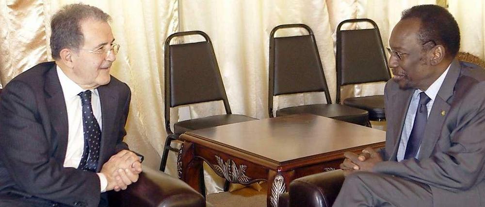 Der malische Übergangspräsident Dioncounda Traoré (rechts) hat einen dramatischen Hilfsappell an den Westen gerichtet. 