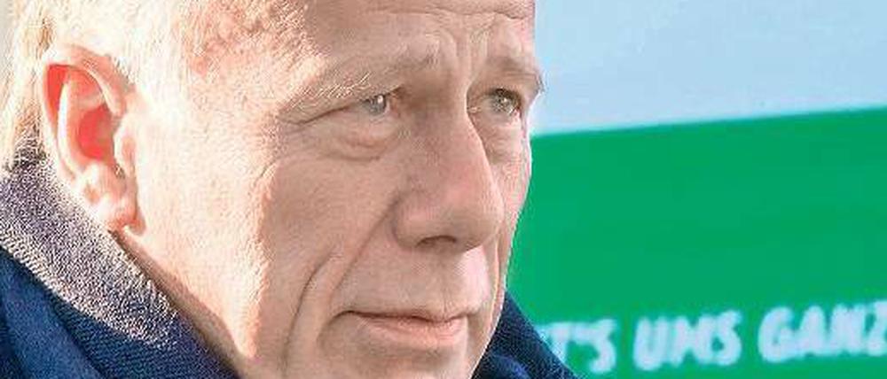 Bleibt gelassen. Grünen-Spitzenkandidat Jürgen Trittin steht zu Rot-Grün.