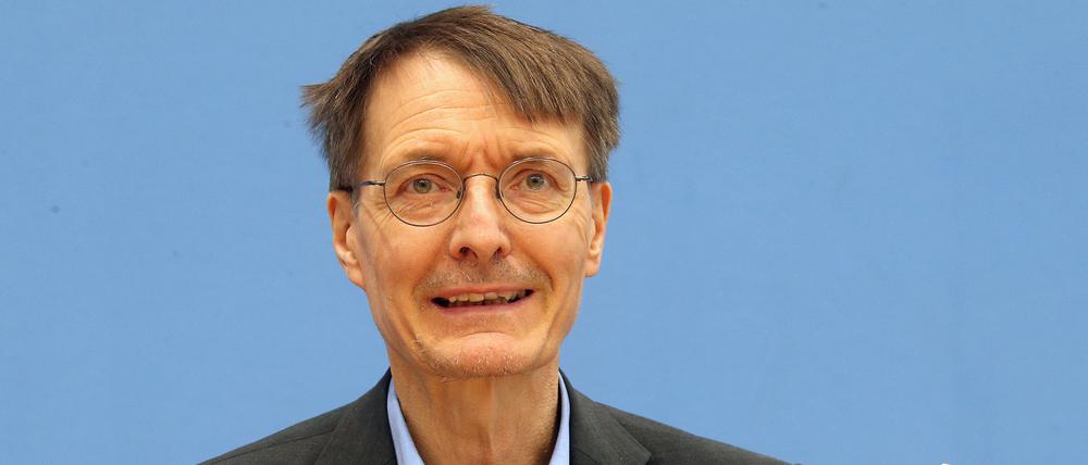Karl Lauterbach (SPD), Bundesminister für Gesundheit.
