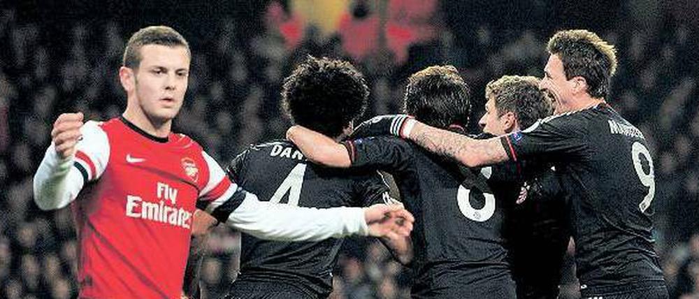 Anders als für die feiernden Bayern gestaltete sich der Dienstagabend für Arsenals Jack Wilshere zu einer freudlosen Veranstaltung.