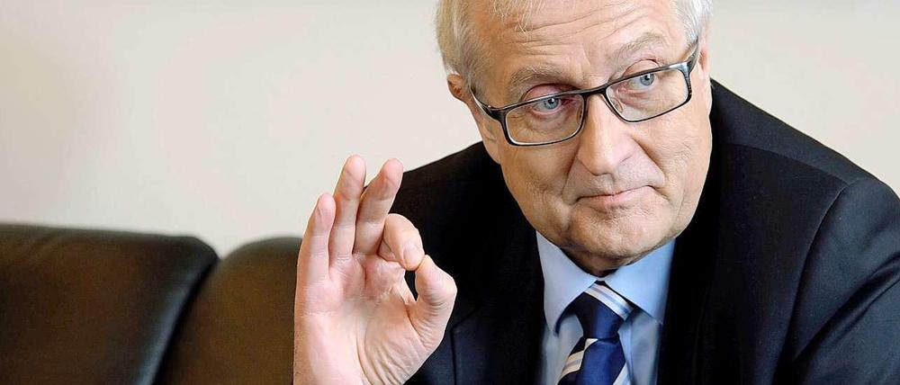 FDP-Fraktionschef und Spitzenkandidat der Liberalen für die Bundestagswahl, Rainer Brüderle.