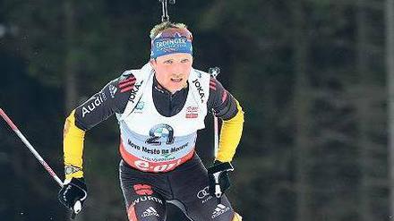 Schneller Waldspaziergang. Erik Lesser kam im Massenstart als Fünfter ins Ziel und war damit der Beste der deutschen Biathlon-Mannschaft.