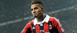 Mailand-Spieler Kevin Prince Boateng nach seinem 1:0-Treffer gegen den FC Barcelona