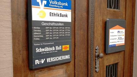 Fernab von Frankfurt am Main. Ihren Sitz hat die Ethikbank in Thüringen.