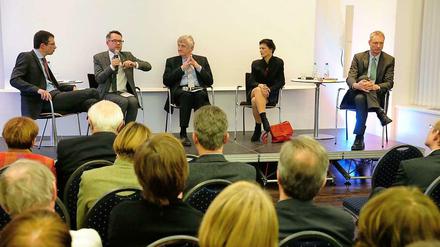 Wissenschaftler und Politiker diskutierten beim Tagesspiegel über Europa.