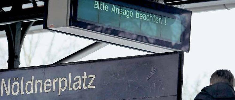 Ohne Worte. Nicht nur die S-Bahn war am Freitag teilweise ausgefallen, sondern auch die Kundeninformation.