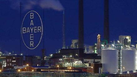 Das Werk der Bayer AG im Chemiepark in Leverkusen.