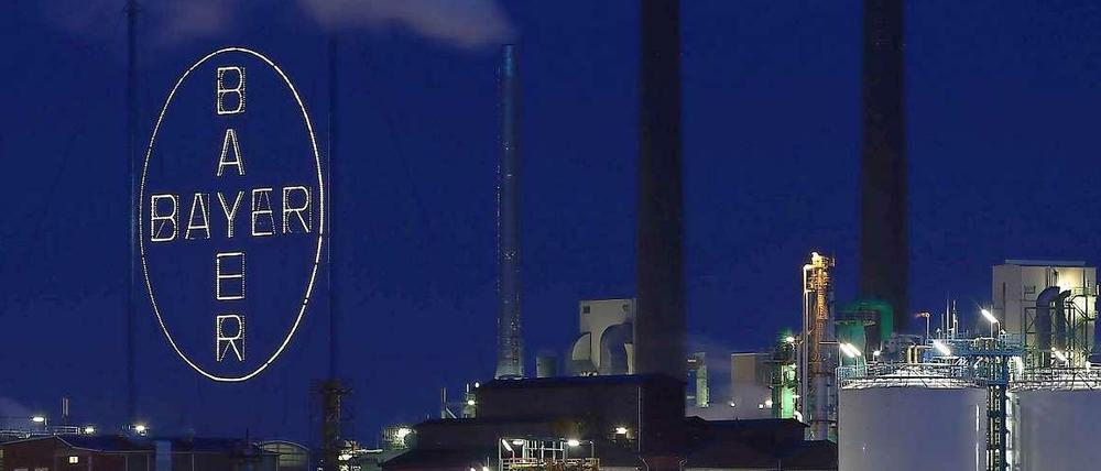 Das Werk der Bayer AG im Chemiepark in Leverkusen.
