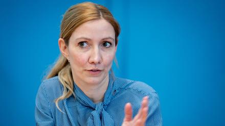 Die Virologin Sandra Ciesek im Februar 2021.