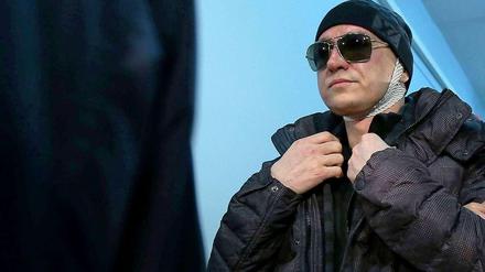 Sergei Filin, Ballett-Chef des Moskauer Bolschoi Theaters, verlässt in Moskau das Krankenhaus.