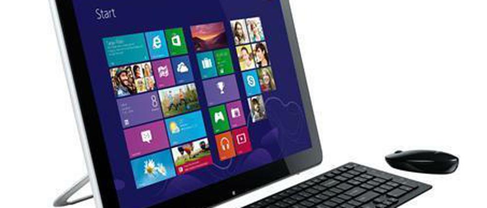 Bildschirm und Computer in einem. Die Idee hatte schon der Apple iMac in den neunziger Jahren. Beim Sony Vaio Tab 20 stellt sich allerdings die Sinnfrage.
