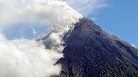 Der Vulkan Mayon auf den Philippinen