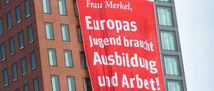 Auch die deutschen Gewerkschaften - hier die IG Metall - haben die europäische Dimension des Problems erkannt.