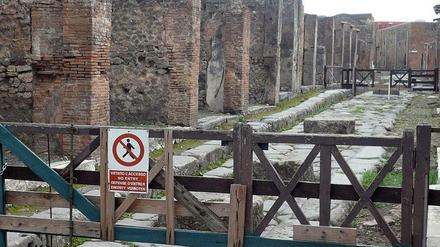 Eintritt verboten, Einsturzgefahr: Doch auch für die maroden Stätten von Pompeji könnte eine neue Kulturpolitik einen Aufschwung bedeuten.