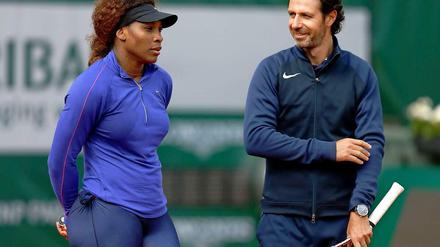 Ein erfolgreiches Team: Serena Williams (l.) und ihr neuer Trainer Patrick Mouratoglou.
