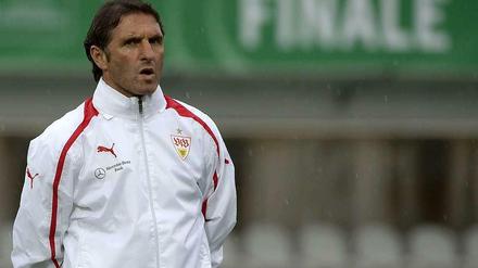 Bruno Labbadia auf dem Trainingsplatz.