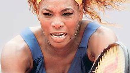 Kaum zu glauben. Serena Williams kann Tennis inzwischen auch genießen. Foto: dpa