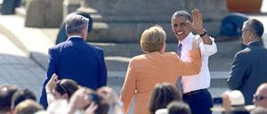Bye bye: Barack Obama ist wieder weg, die Bilanz positiv.