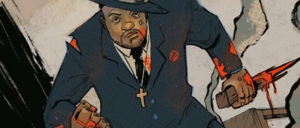 Killer in Nadelstreifen: Ein Panel aus dem besprochenen Comic.
