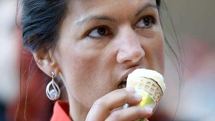 Sahra Wagenknecht Mitte Juni auf dem Bundesparteitag der Linken in Dresden