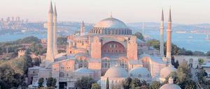 Das letzte große Bauwerk der Spätantike. Die Hagia Sophia in Istanbul. 