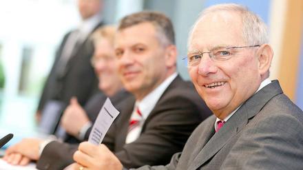Das freut den Bundefinanzminister: Das Kabinett hat seine Haushaltspläne gebilligt