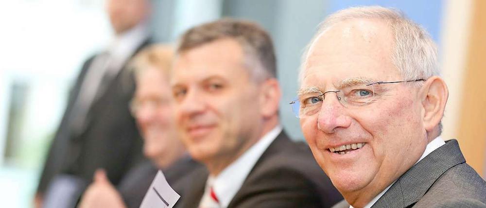 Das freut den Bundefinanzminister: Das Kabinett hat seine Haushaltspläne gebilligt