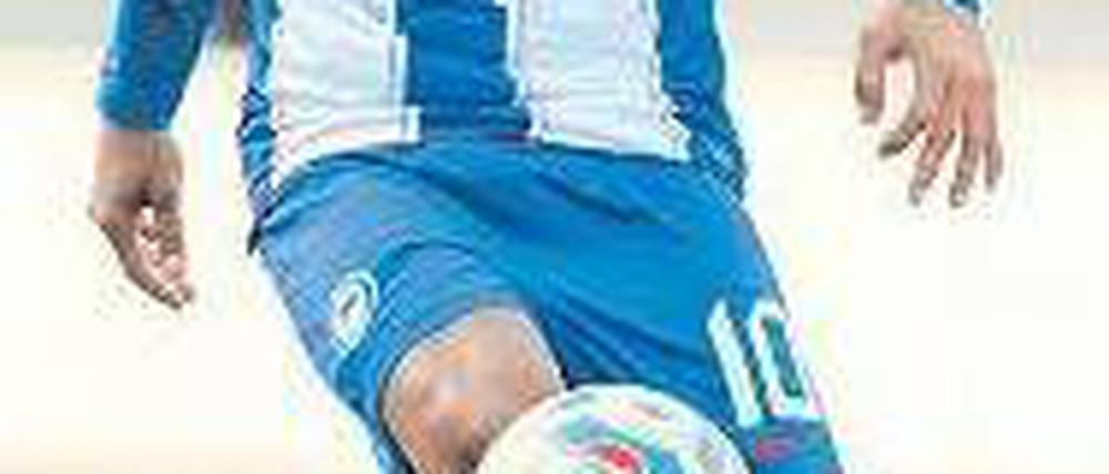 Ein Freund der Technik. Raffael soll Gladbachs Offensivspiel beleben. Foto: p-a/dpa