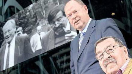Erinnerung an die große Zeit. Peer Steinbrück und Günter Grass.