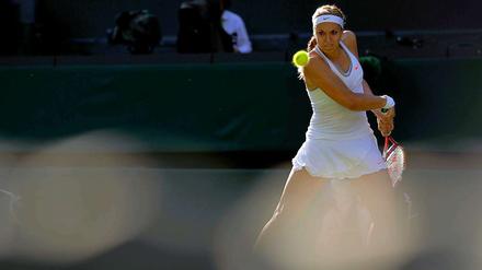 Sabine Lisicki ist die letzte verbleibende Deutsche in Wimbledon.