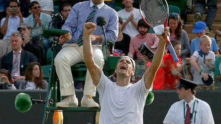 Tommy Haas jubelt.