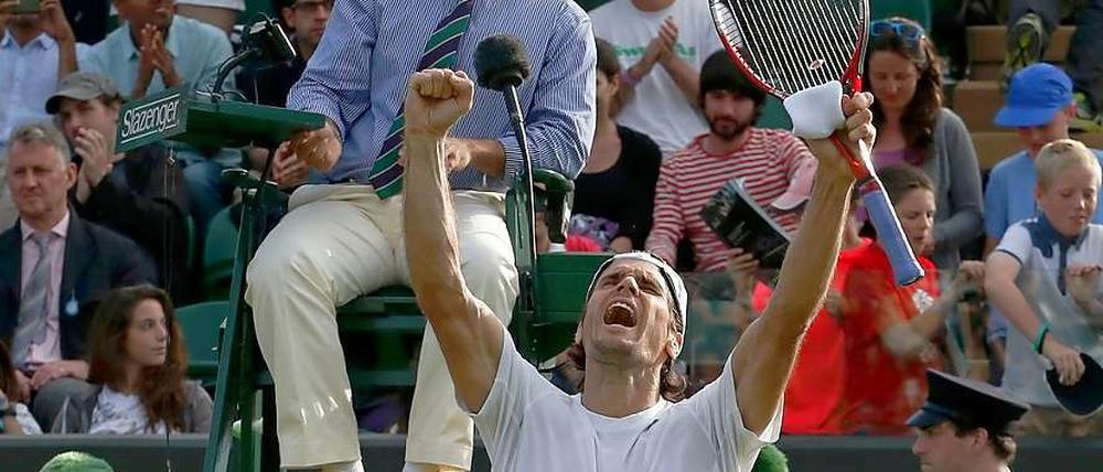 Tommy Haas jubelt.