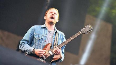 Großes Drama. Caleb Followill, Sänger der Kings of Leon, in Berlin. 