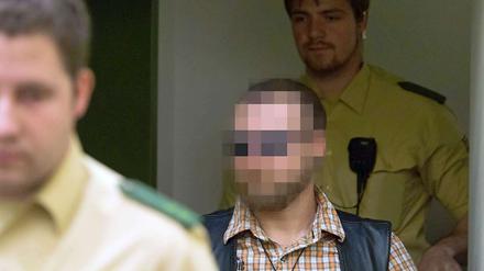 Der Angeklagte André E. Ihm wird Beihilfe zum Mord vorgeworfen. 