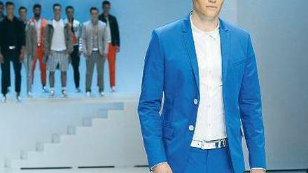 In Reih und Glied. Die Männermode von Michalsky funktioniert. Foto: promo