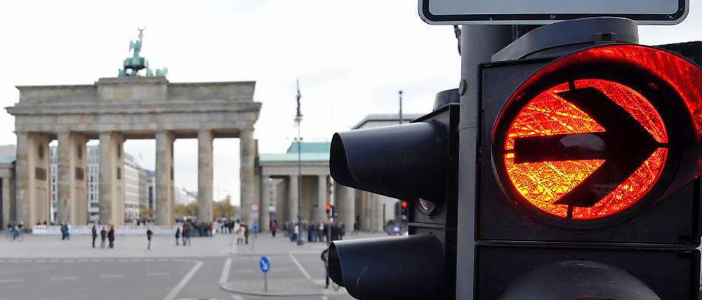Wenig individueller Verkehr, viele Räder - das ist gut für Berlin, aber taugt nicht zum internationalen Vergleich