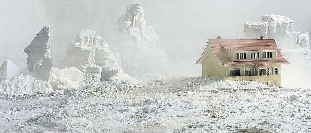 Das Elternhaus im Eis trägt den Titel: "Shining".