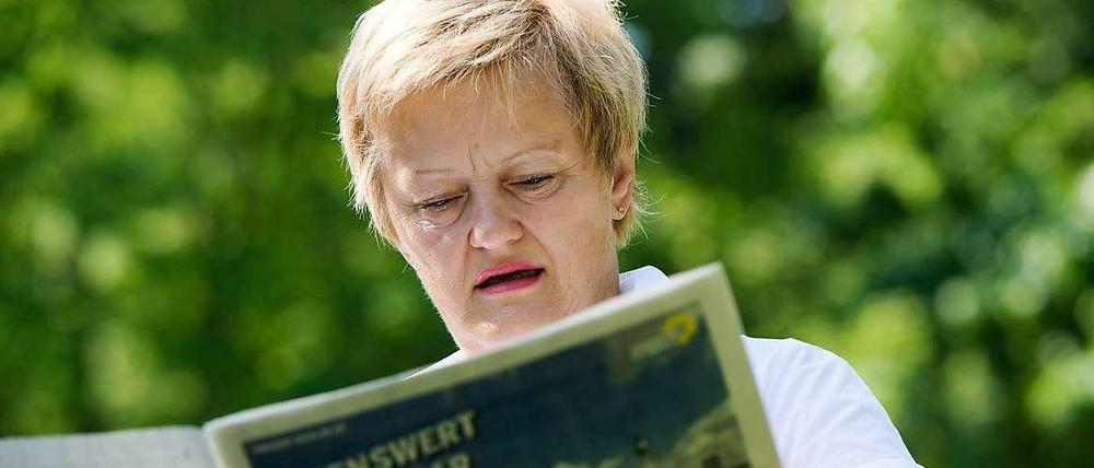 Grünen-Fraktionschefin Renate Künast ist für einen vegetarischen Tag in Kantinen.