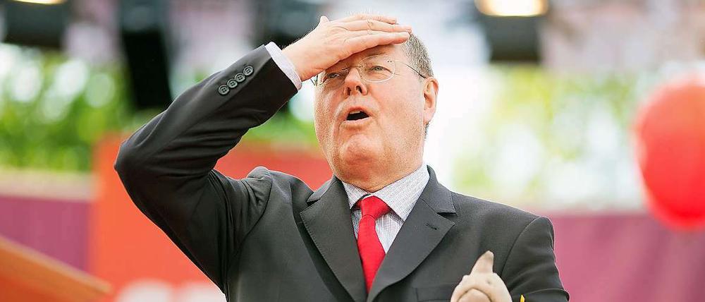 Peer Steinbrück in Hamburg.