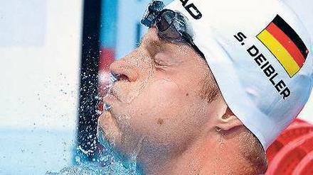 Augen zu und durch. Nach dem Anschlag steht Steffen Deibler die Enttäuschung über seinen vierten Platz ins Gesicht geschrieben. Bei der Europameisterschaft im August 2014 in Berlin will der Sportler vom Hamburger Schwimm-Club einen neuen Anlauf nehmen.