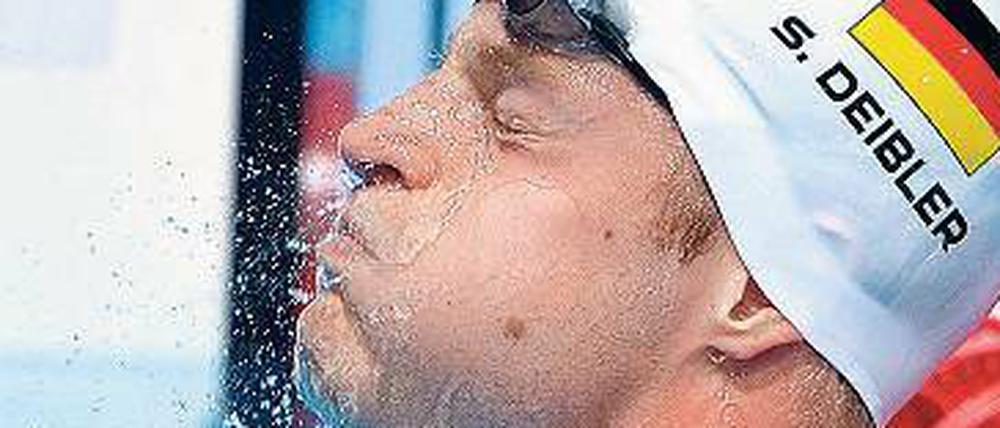 Augen zu und durch. Nach dem Anschlag steht Steffen Deibler die Enttäuschung über seinen vierten Platz ins Gesicht geschrieben. Bei der Europameisterschaft im August 2014 in Berlin will der Sportler vom Hamburger Schwimm-Club einen neuen Anlauf nehmen.