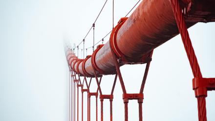 Pipeline ins Nichts: Der Westen befürchtet, das Russland den Gashahn zudreht.