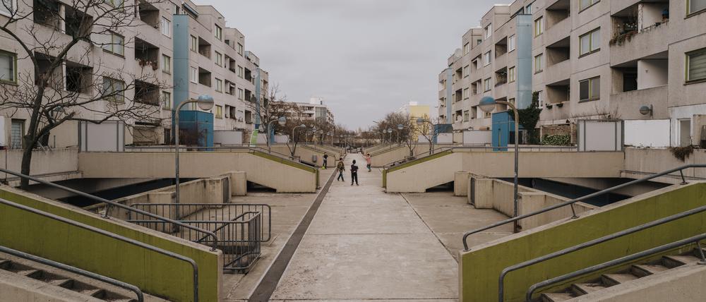 Die High-Deck-Siedlung in Berlin-Neukölln.