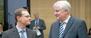Geht nicht. Wenn es um Geld geht, stehen sich Michael Müller, der Regierende Bürgermeister von Berlin, und Horst Seehofer, Ministerpräsident von Bayern, als Kontrahenten gegenüber