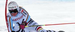 Viktoria Rebensburg auf dem Weg zu WM-Silber im Riesenslalom