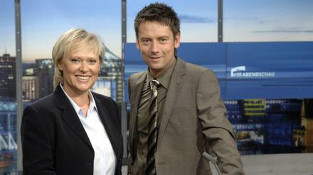 "Abendschau" im Quotenminus: Das Nachrichtenmagazin des RBB wird abwechselnd von Cathrin Böhme und Sascha Hingst moderiert.