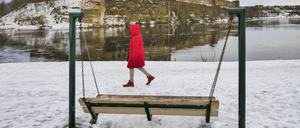 NARVA, ESTONIA Bordertown with Russia.
